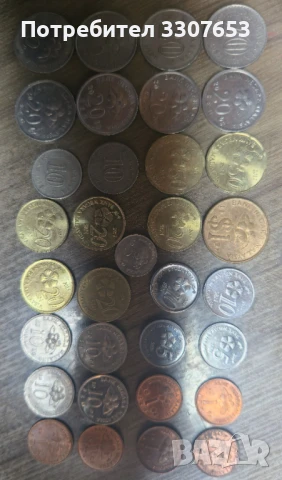 монети Малайзия 33 бр