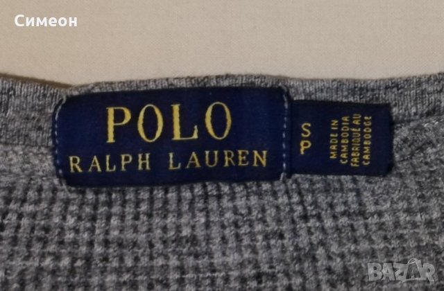 POLO Ralph Lauren оригинална блуза пуловер S памучна, снимка 3 - Блузи с дълъг ръкав и пуловери - 34680334