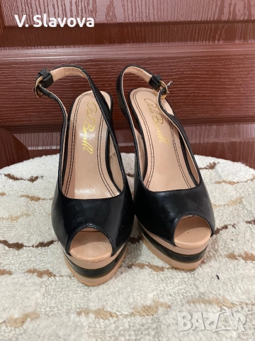 Обувки с висок ток, снимка 3 - Дамски обувки на ток - 52445971