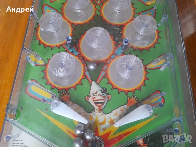 Стара детска игра флипер, снимка 3 - Други ценни предмети - 48337072