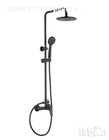 СТИЛНА ЧЕРНА БАНЯ – КОМПЛЕКТ BORO NERO & ROME BLACK, снимка 2 - Смесители - 50284099