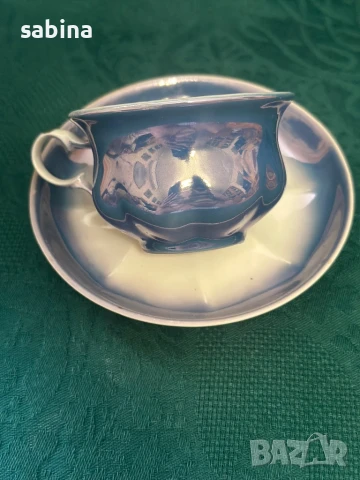 Руски порцелан-сервиз за кафе, снимка 3 - Сервизи - 50717331
