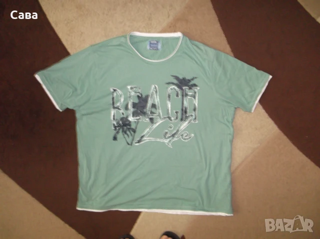 Тениски IDENTIC  мъжки 5-6ХЛ  /черна,зелена,тъмносиня/, снимка 6 - Тениски - 37321898