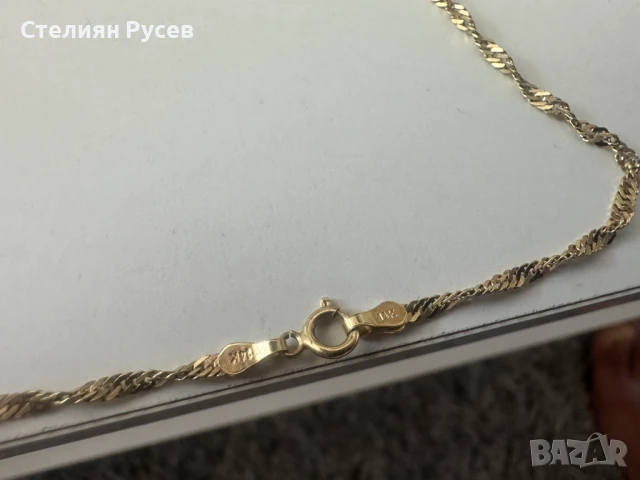  6.58 гр дамско златно колие / синджир / ланец / злато / златен / GOLD 585 / 14 карата с ключ , снимка 6 - Колиета, медальони, синджири - 50861261