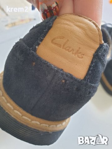 Clarks Gambeson Navy Suede мъжки обувки номер 42, снимка 15 - Официални обувки - 43532400