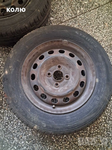 Железни джанти 4х100 14 цола свалени от Honda Civic, снимка 4 - Гуми и джанти - 53455251