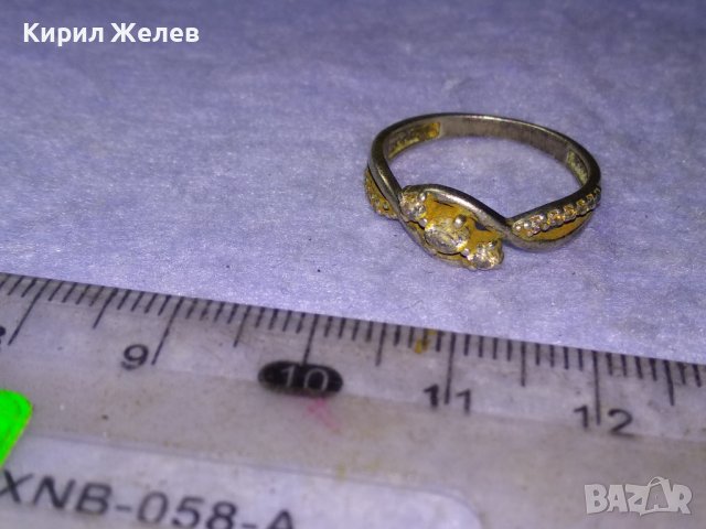 ВЕЛИКОЛЕПЕН СТАР СРЕБЪРЕН СКЪПОЦЕНЕН АРТ НУВО ПРЪСТЕН ВИСОКА ПРОБА СРЕБРО МАЙСТОРКА ИЗРАБОТКА 40546, снимка 14 - Антикварни и старинни предмети - 43318135