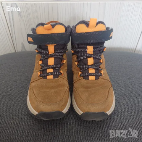 Детски непромокаеми кожени туристически обувки QUECHUA, снимка 2 - Детски обувки - 50175070
