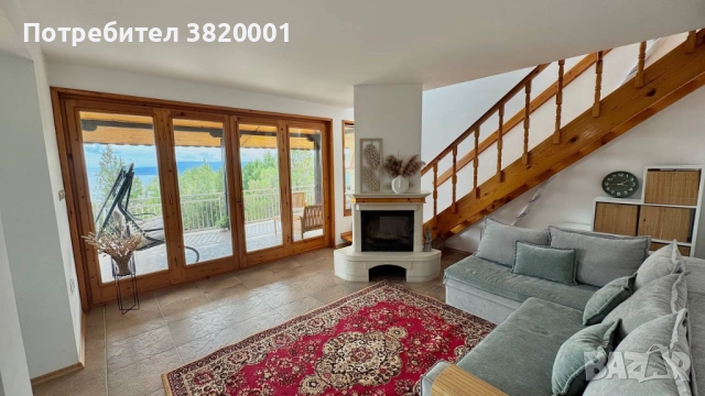 БЕЗ КОМИСИОНА - Двуетажна къща с басейн и морска гледка, снимка 3 - Къщи - 52114906