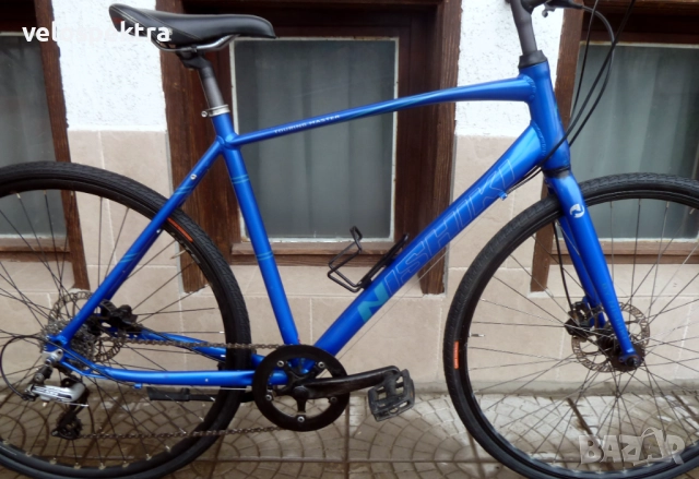 НИШИКИ ! Трекинг-Фитнес велосипед ! 1х8 скорости ! Хидравлики диск !, снимка 11 - Велосипеди - 52308673