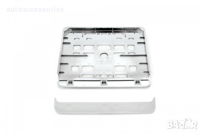 Рамка на регистрационния номер мотор- никел 01167, #1000048721, снимка 1