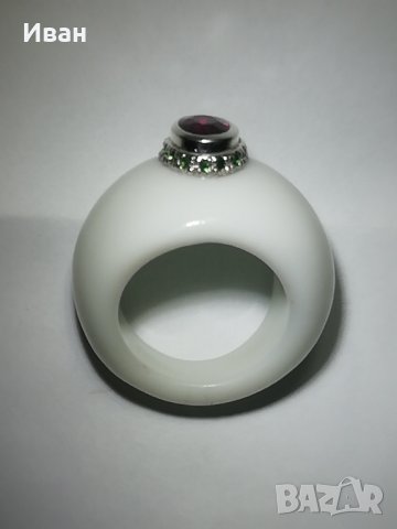 Порцеланов пръстен , снимка 3 - Пръстени - 44112220