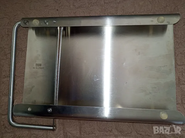 ТСМ- немски нож/ гилотина от неръждаема стомана за рязане на сирене и кашкавал , снимка 5 - Прибори за хранене, готвене и сервиране - 48842386