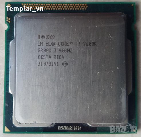 i7 2600K SR00C socket 1155 Sandy Bridge  8 MB 3.4 GHZ , снимка 1 - Процесори - 43290061