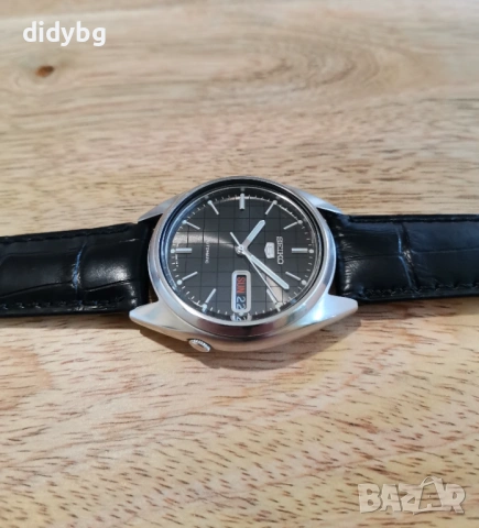 Часовник Seiko 5 Автоматик 21 Jewels, снимка 3 - Мъжки - 53111687
