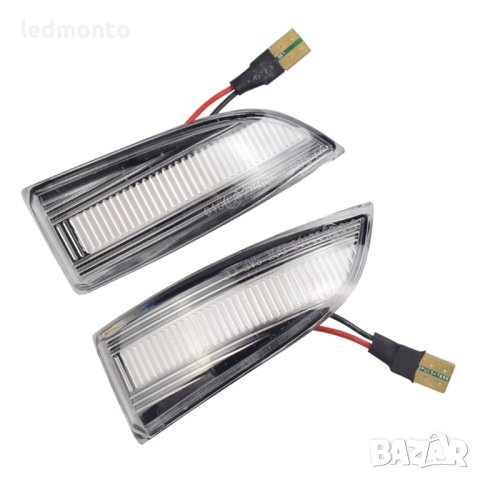 Кристални мигачи огледала за Renault Megane 3 MK3 Scenic, снимка 4 - Части - 42978185