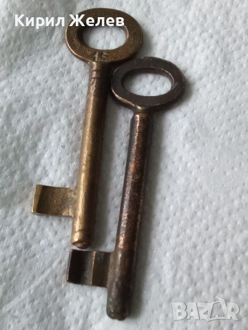 Два стари ключа 52834, снимка 3 - Антикварни и старинни предмети - 52891176