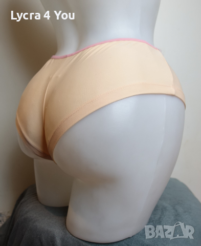 Дамски боксер в светло оранжев цвят С/М размер, снимка 4 - Бельо - 36426452