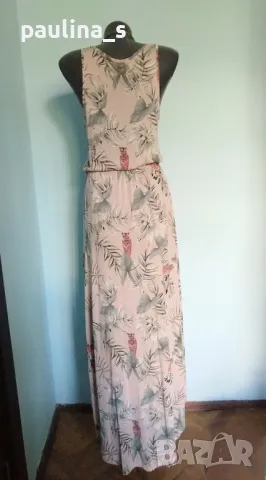 Два броя / Дълга рокля без ръкави с колие "Zara" и "H&M" , снимка 13 - Рокли - 41747611