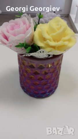 Цветя от сапун, снимка 10 - Изкуствени цветя - 37135853