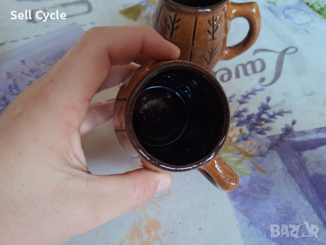 ✅ЧАШКИ ТРОЯНСКА КЕРАМИКА❗, снимка 4 - Сервизи - 53042815