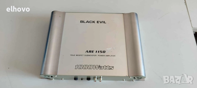 Авто усилвател Black Evil ARE 1150, снимка 2 - Ресийвъри, усилватели, смесителни пултове - 51730716