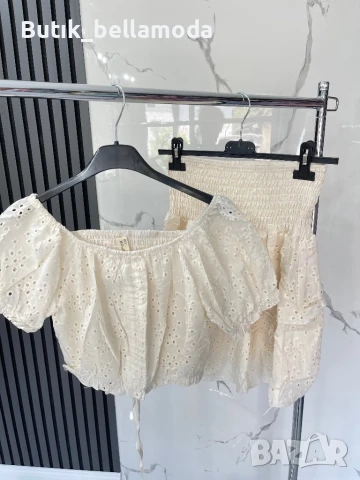 Ново летен сет рязана бродерия 