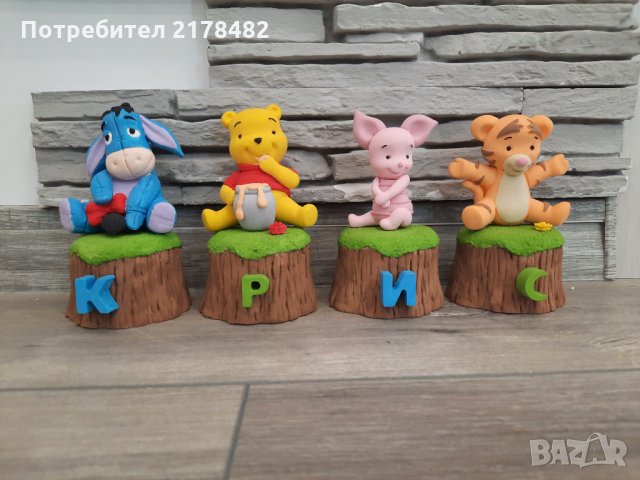 Керамични  фигурки Мечо Пух, снимка 4 - Други - 33013156