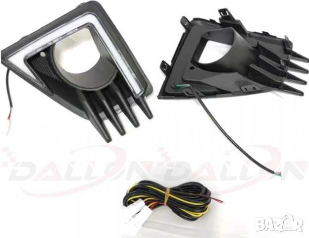 Решетки за халогени с вградени лед дневни светлини и бягащи светлини на мигачи space star спейс стар, снимка 16 - Аксесоари и консумативи - 38542405