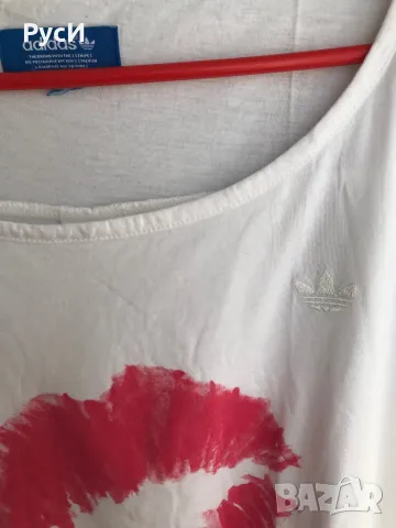 Фина туника с къс ръкав, ADIDAS, S, снимка 5 - Туники - 50151112