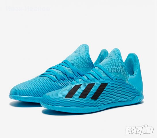 футболни обувки за зала   adidas X 19.3 In  номер 36, снимка 3 - Футбол - 36606493