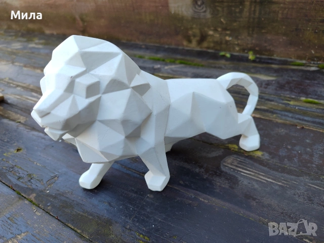 Декоративна фигура лъв, снимка 4 - Декорация за дома - 53592374