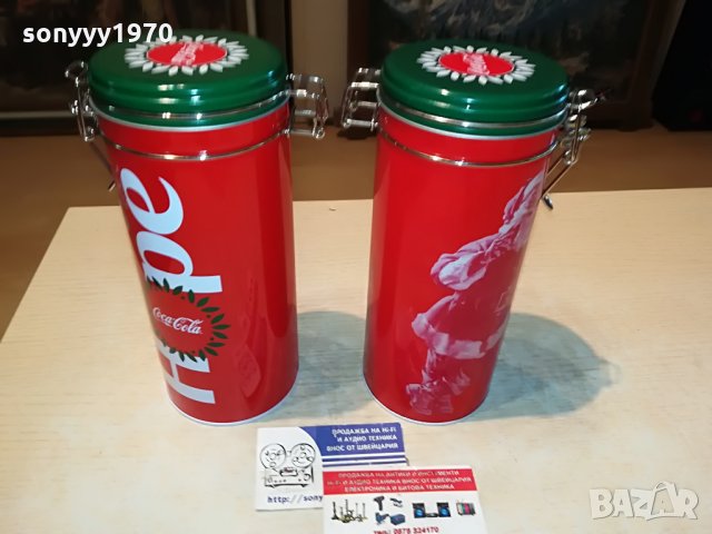coca cola 2бр метални кутии за колекция 2107211131, снимка 10 - Колекции - 33583643