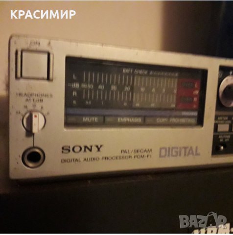 SONY PCM F1 digital audio processor , снимка 3 - Ресийвъри, усилватели, смесителни пултове - 39554627