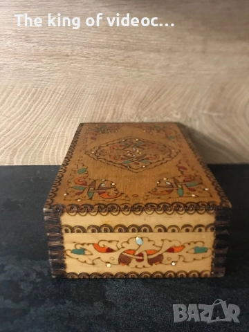 Дървена кутия ( ръчно изработена ), снимка 4 - Антикварни и старинни предмети - 52542611