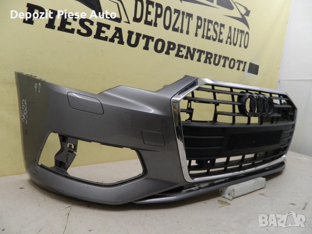 Предна броня Audi A6 C8 4k, 2018, 2019, 2020, 2021, 2022, оригинален код 4K0807437, снимка 2 - Части - 52193331