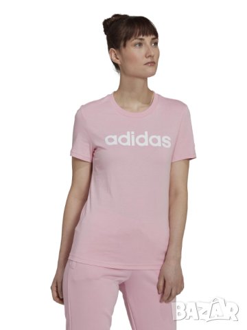 ADIDAS SPORTSWEAR Тениска LOUNGEWEAR Essentials Slim HL2051 Logo, снимка 3 - Тениски - 40460538