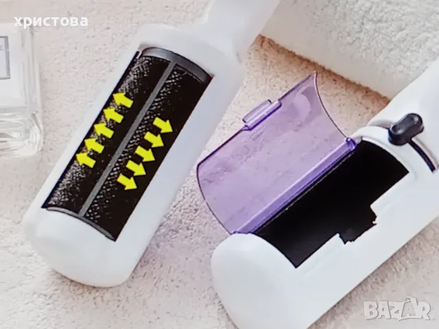 Четка за косми с контейнер, снимка 4 - Други стоки за дома - 48506179