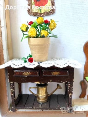 Красива 3д украса с миниатюри , снимка 5 - Антикварни и старинни предмети - 51132192