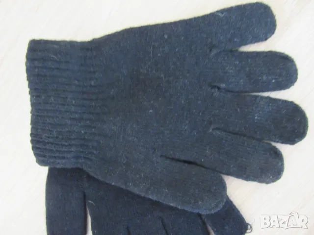 Машинно плетени дамски/детски еластични ръкавици с пет пръста, снимка 2 - Ръкавици - 48439307