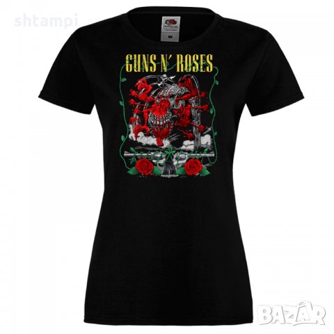 Дамска тениска Guns n Roses 11, снимка 2 - Тениски - 32865271