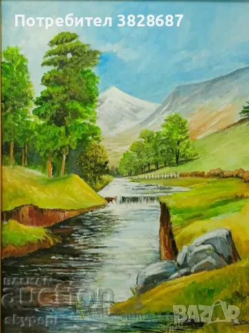ПЕЙЗАЖ, снимка 2 - Картини - 48250587