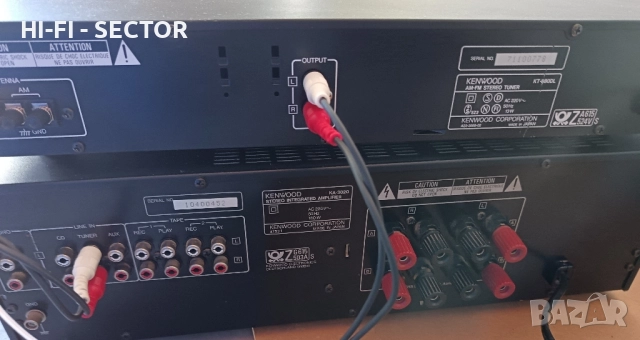 Kenwood усилвател и тунер , снимка 3 - Ресийвъри, усилватели, смесителни пултове - 52222600