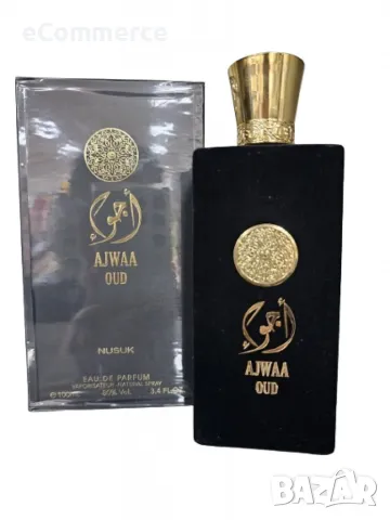 Оригинален Арабски парфюм Ajwaa Oud Nusuk Eau de Parfum 100ml, снимка 7 - Мъжки парфюми - 47793131