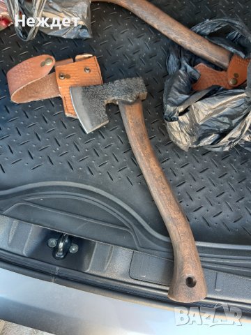 Кована малка брадва, снимка 2 - Ножове - 37233358