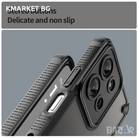 Motorola Moto G75 5G Armor Glaze PC + TPU Калъф и Протектор, снимка 9 - Калъфи, кейсове - 49010272