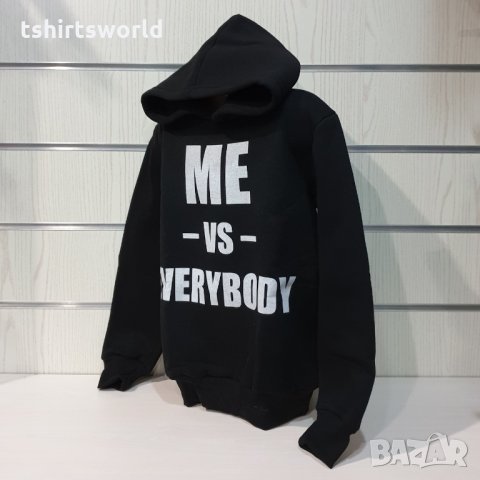 Нов детски суичър с дигитален печат Me VS Everybody, снимка 7 - Детски анцузи и суичери - 35277159