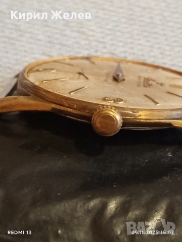 Рядък механичен часовник Aretta swiss made няма стъкло с позлата Au 10 за КОЛЕКЦИОНЕРИ 51530, снимка 11 - Антикварни и старинни предмети - 52351977
