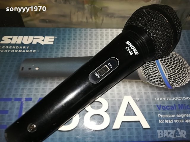 shure c608 profi mic-комплект, снимка 7 - Микрофони - 28960220