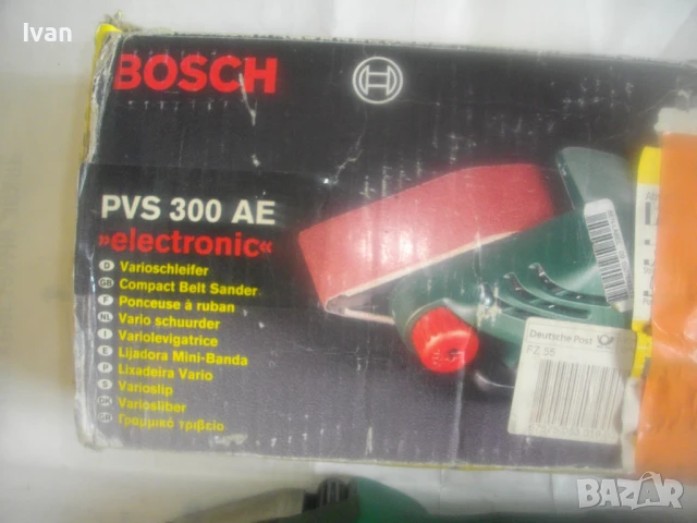 Швейцарски ел. двустранен мини лентов шлайф BOSCH Made in SWITZERLAND шлайфане труднодостъпни места, снимка 3 - Други инструменти - 51251907